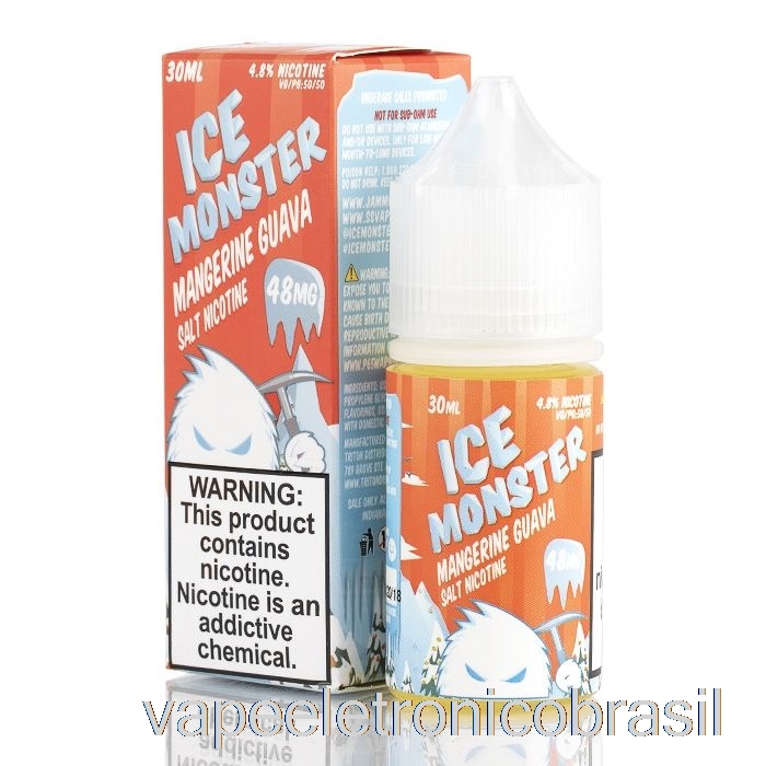 Vape Eletrônico Ice Mangerine Goiaba - Ice Monster Salts - 30ml 24mg